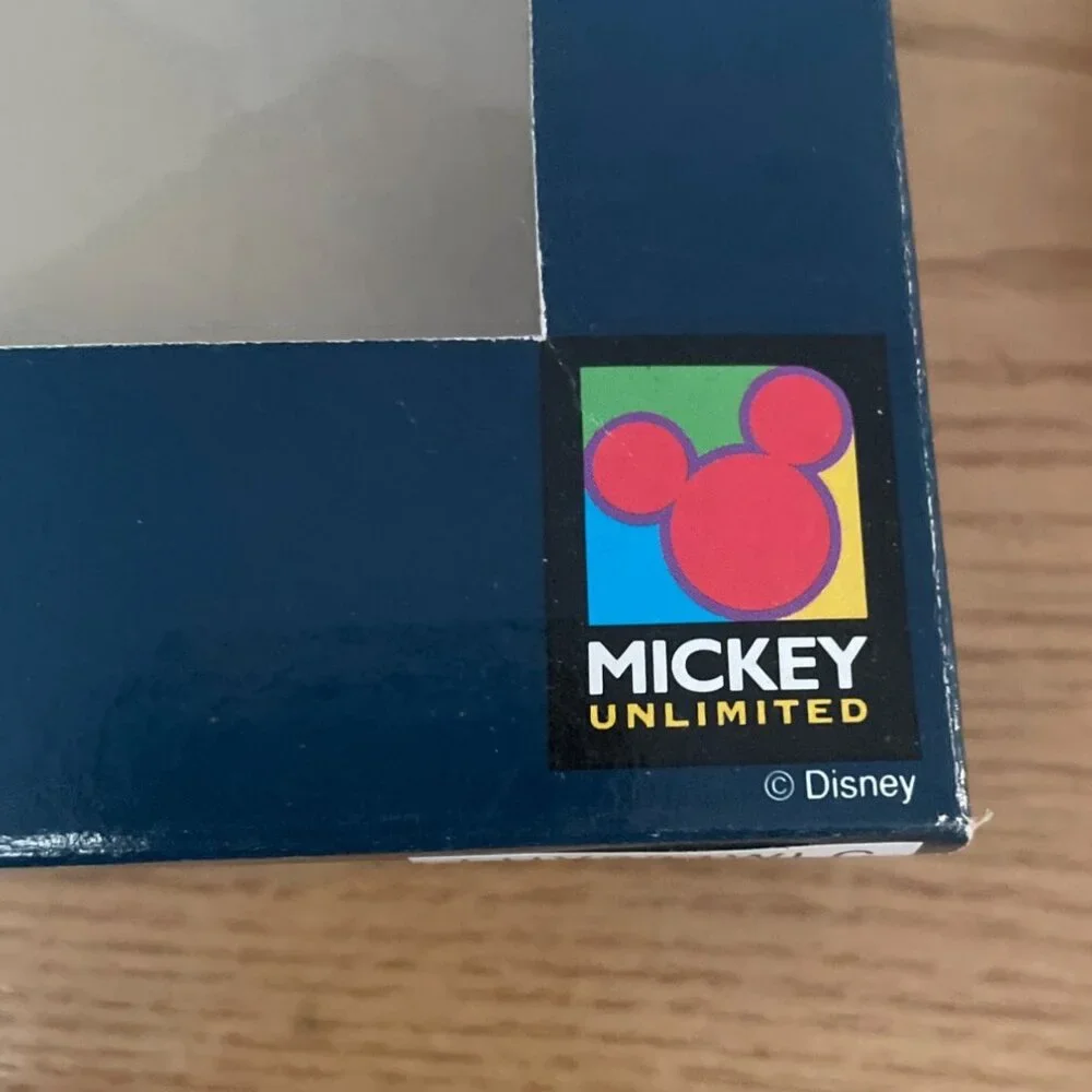 Vtg Walt Disney Mickey Mouse Wall Clock Lorus Quartz Moving Arms Works Orig Box